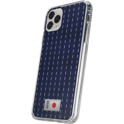 Japan Soccer Flag iPhone 11 Pro Clear Case